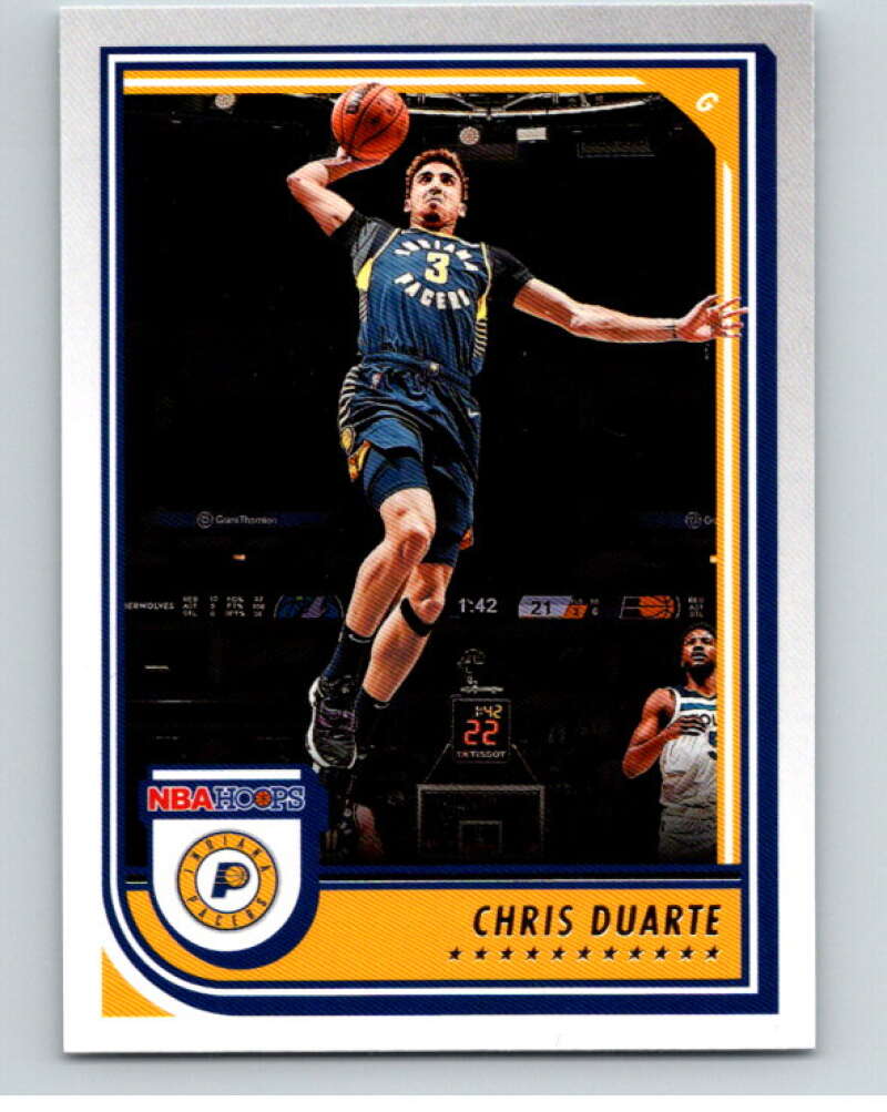 2022-23 Panini NBA Hoops #55 Chris Duarte Indiana Pacers V85606 Image 1