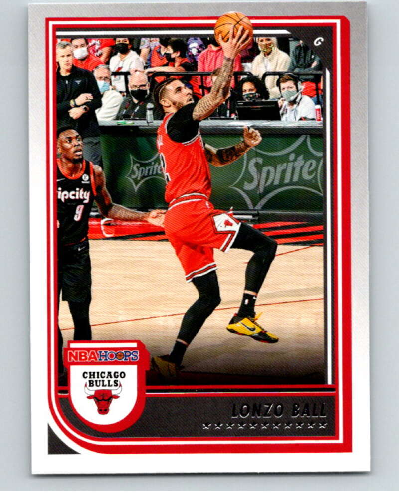 2022-23 Panini NBA Hoops #76 Lonzo Ball Chicago Bulls V85620 Image 1