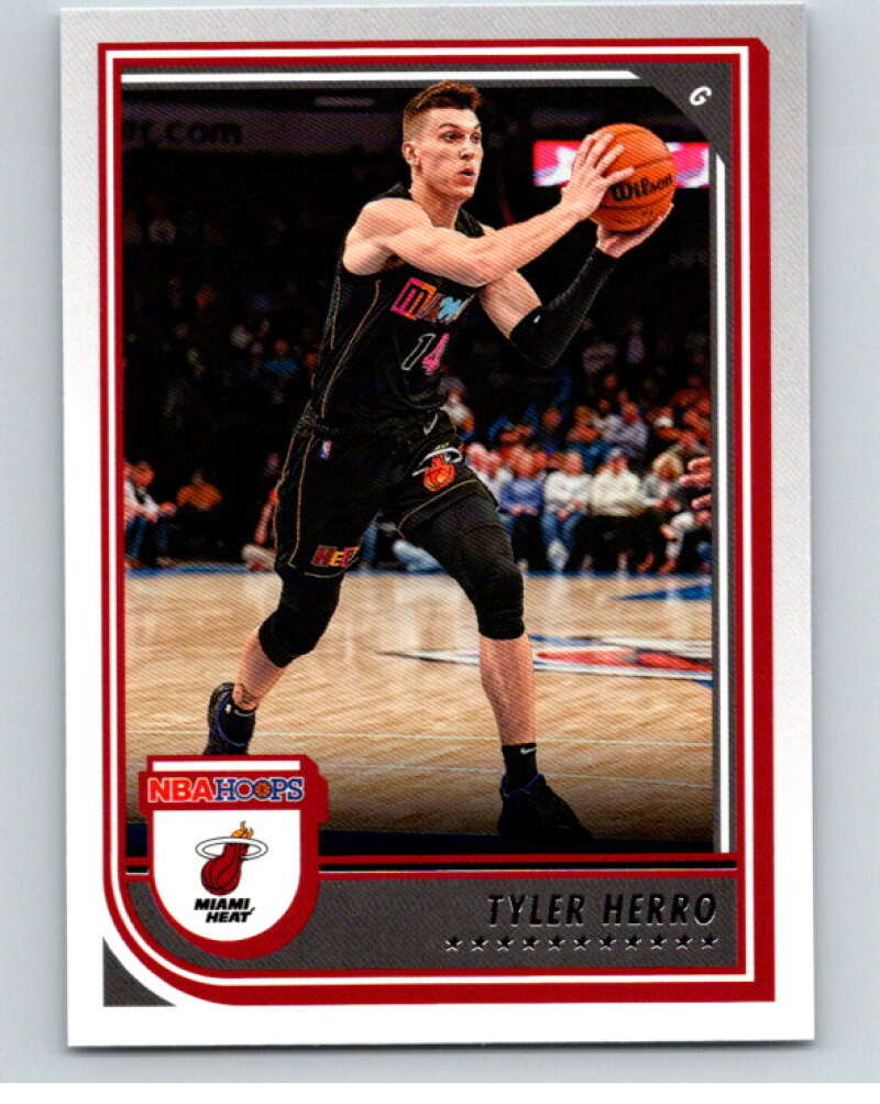 2022-23 Panini NBA Hoops #96 Tyler Herro Miami Heat V85630 Image 1