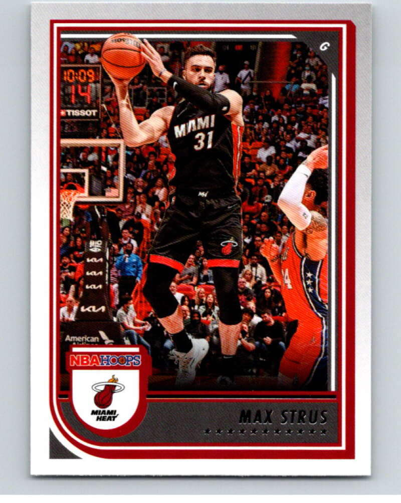 2022-23 Panini NBA Hoops #102 Max Strus Miami Heat V85634 Image 1