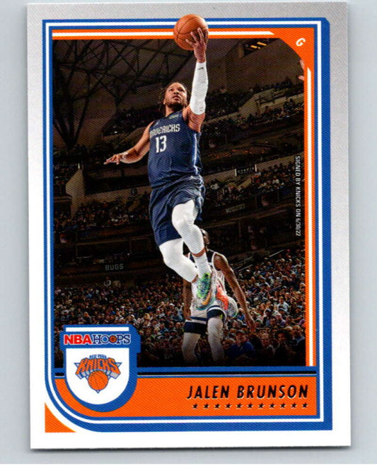 2022-23 Panini NBA Hoops #121 Jalen Brunson  New York Knicks  V85643 Image 1