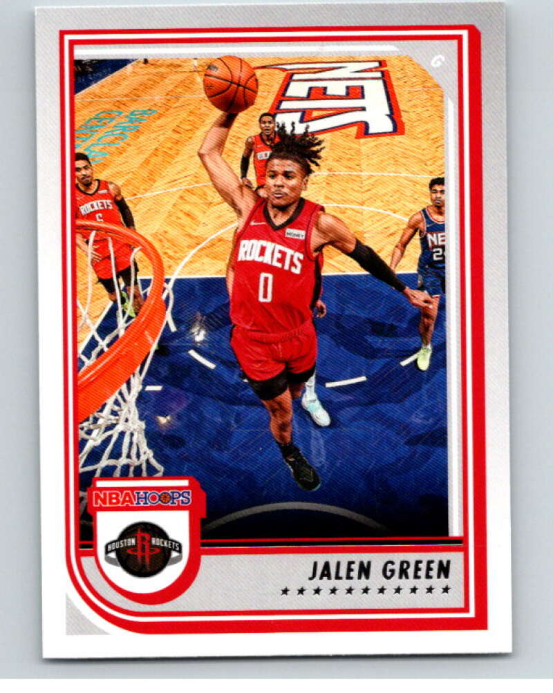2022-23 Panini NBA Hoops #126 Jalen Green Houston Rockets V85649 Image 1