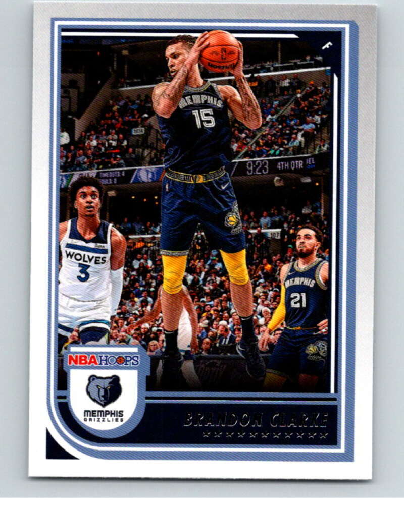 2022-23 Panini NBA Hoops #139 Brandon Clarke Memphis Grizzlies V85662 Image 1