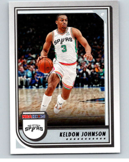 2022-23 Panini NBA Hoops #151 Keldon Johnson  San Antonio Spurs  V85668 Image 1