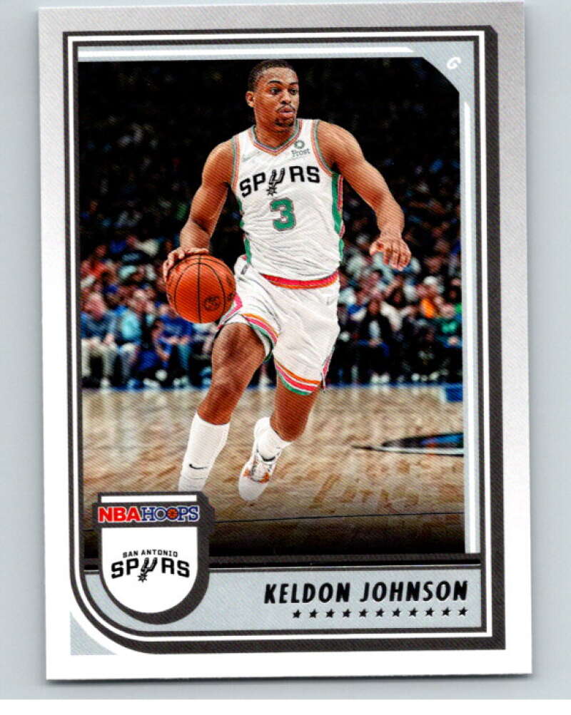 2022-23 Panini NBA Hoops #151 Keldon Johnson San Antonio Spurs V85668 Image 1