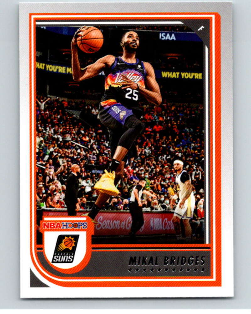 2022-23 Panini NBA Hoops #163 Mikal Bridges Phoenix Suns V85674 Image 1