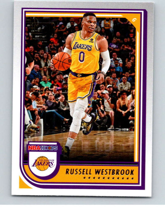 2022-23 Panini NBA Hoops #172 Russell Westbrook  Los Angeles Lakers  V85680 Image 1
