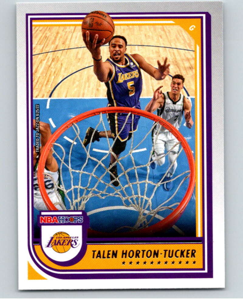 2022-23 Panini NBA Hoops #175 Talen Horton-Tucker Utah Jazz V85683 Image 1