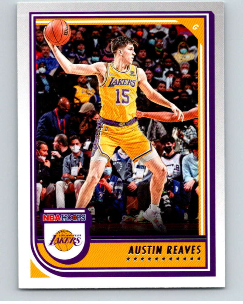 2022-23 Panini NBA Hoops #176 Austin Reaves Los Angeles Lakers V85684 Image 1