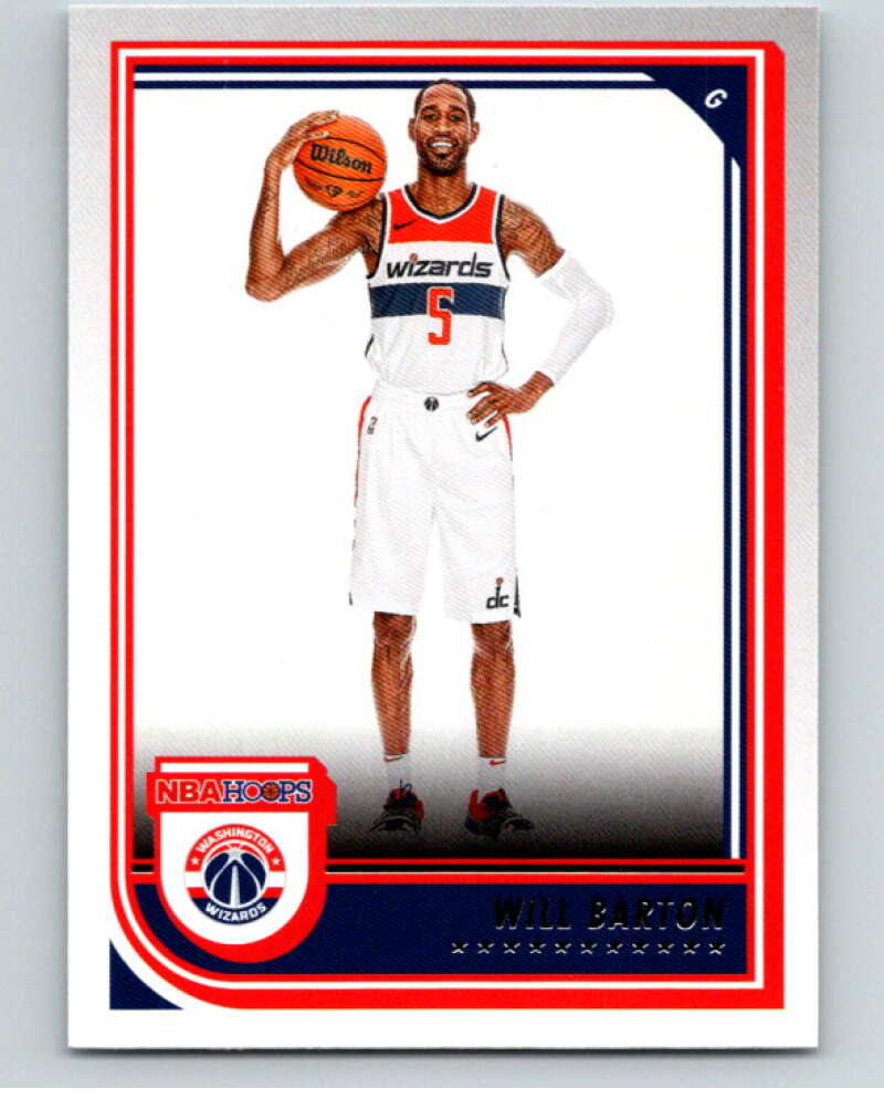 2022-23 Panini NBA Hoops #188 Will Barton Washington Wizards V85689 Image 1