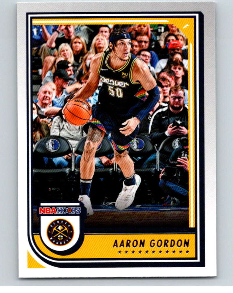 2022-23 Panini NBA Hoops #189 Aaron Gordon Denver Nuggets V85690 Image 1