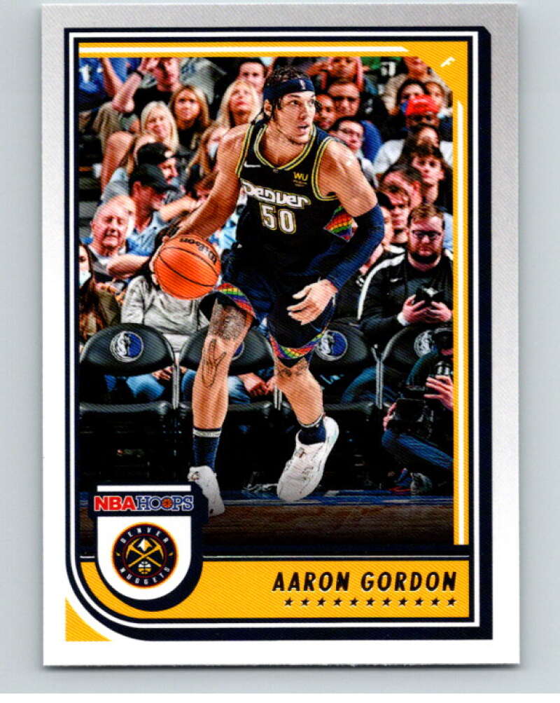 2022-23 Panini NBA Hoops #189 Aaron Gordon Denver Nuggets V85691 Image 1