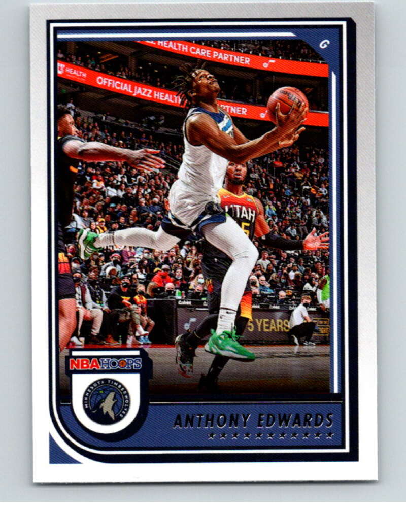 2022-23 Panini NBA Hoops #194 Anthony Edwards Minnesota Timberwolves V85693 Image 1