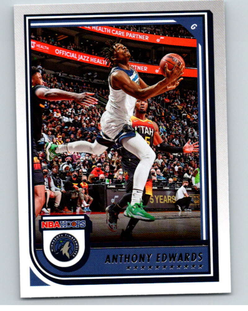 2022-23 Panini NBA Hoops #194 Anthony Edwards Minnesota Timberwolves V85694 Image 1