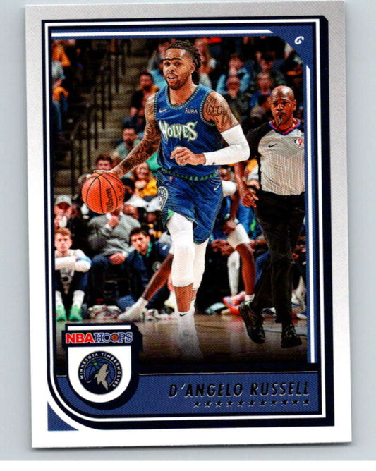 2022-23 Panini NBA Hoops #196 D'Angelo Russell  Minnesota Timberwolves  V85696 Image 1