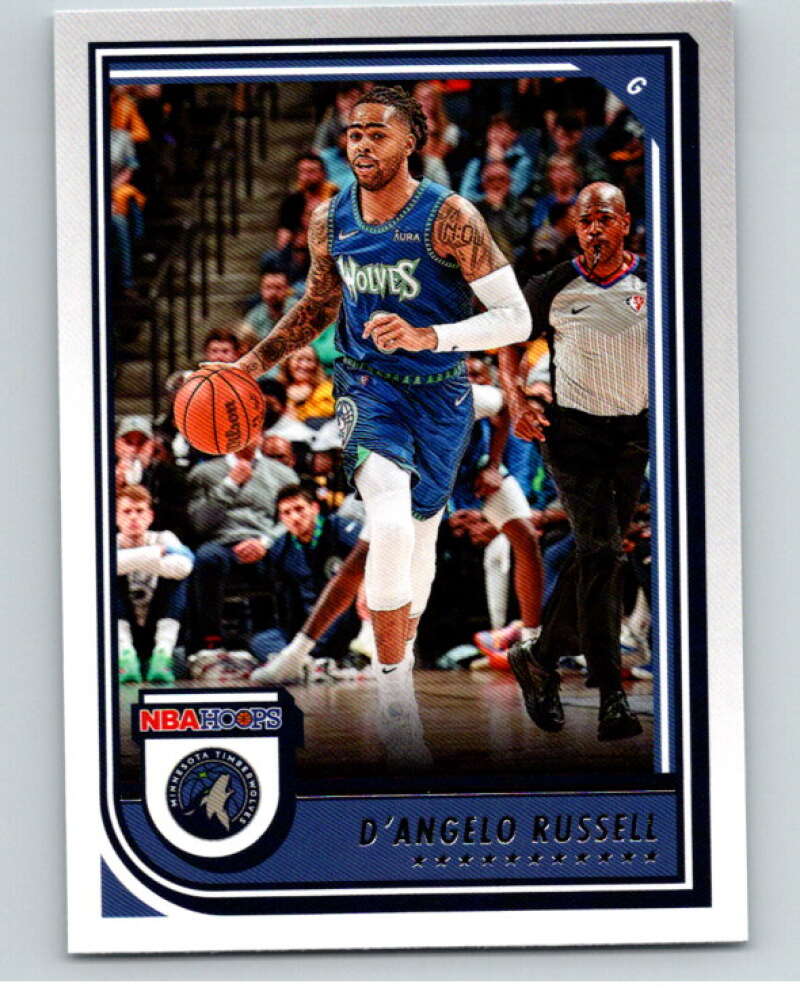 2022-23 Panini NBA Hoops #196 D'Angelo Russell Minnesota Timberwolves V85696 Image 1
