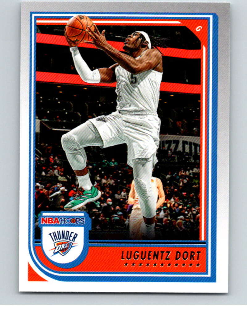 2022-23 Panini NBA Hoops #202 Luguentz Dort Oklahoma City Thunder V85698 Image 1