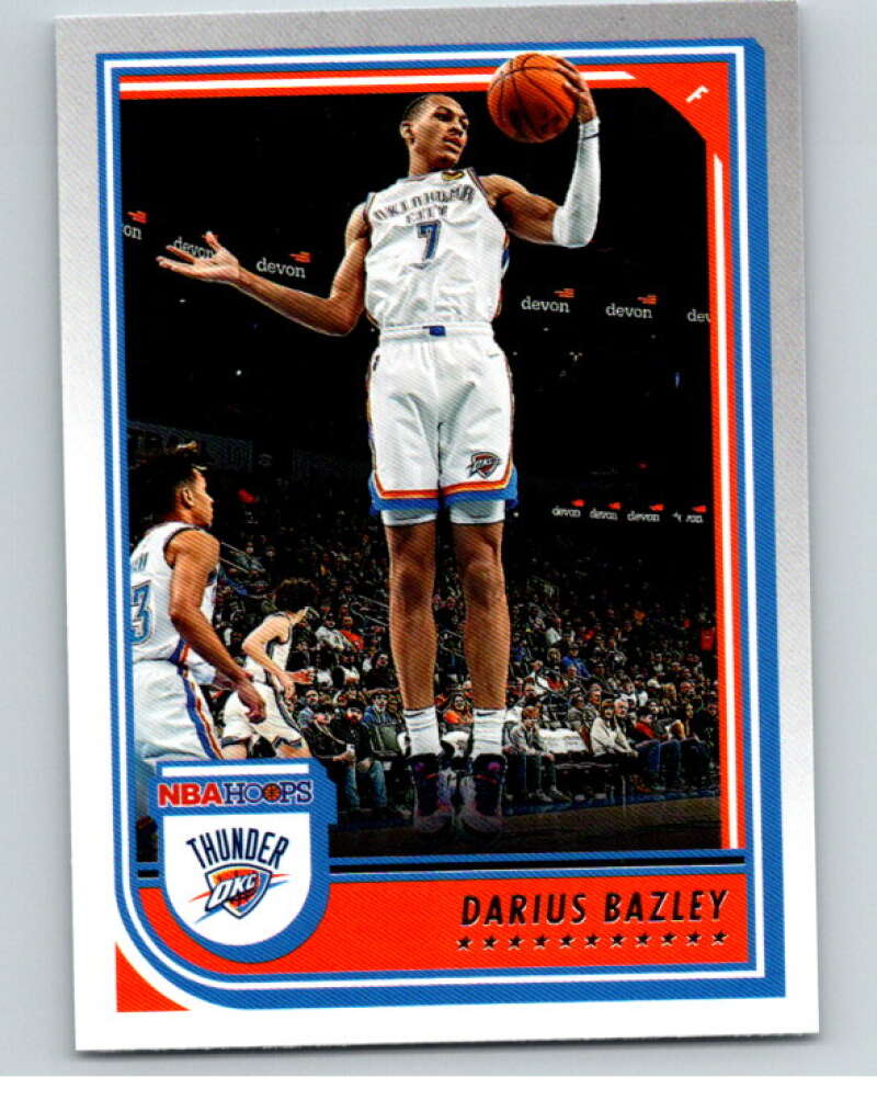2022-23 Panini NBA Hoops #204 Darius Bazley Oklahoma City Thunder V85699 Image 1