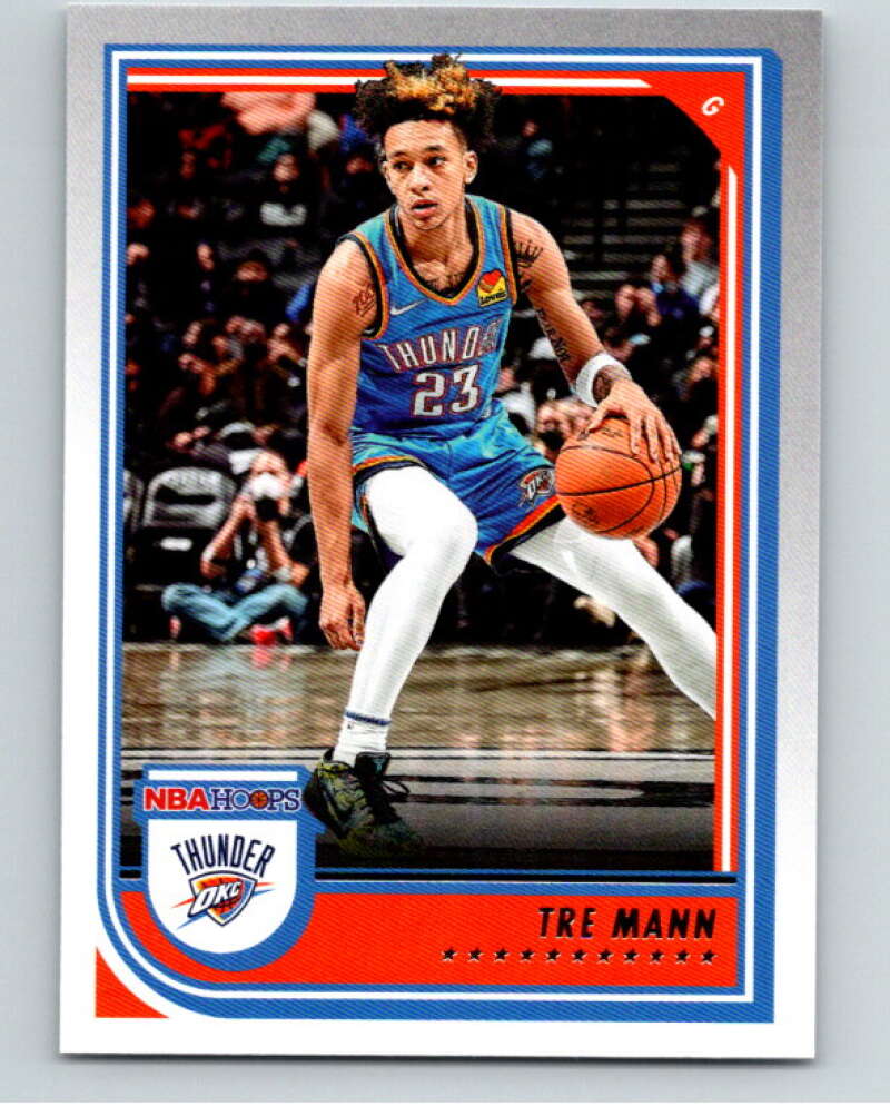 2022-23 Panini NBA Hoops #205 Tre Mann Oklahoma City Thunder V85700 Image 1
