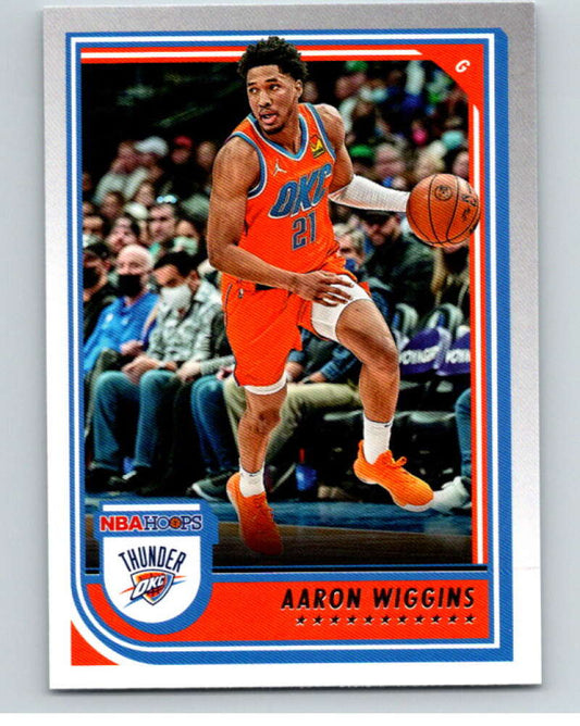 2022-23 Panini NBA Hoops #206 Aaron Wiggins  Oklahoma City Thunder  V85701 Image 1
