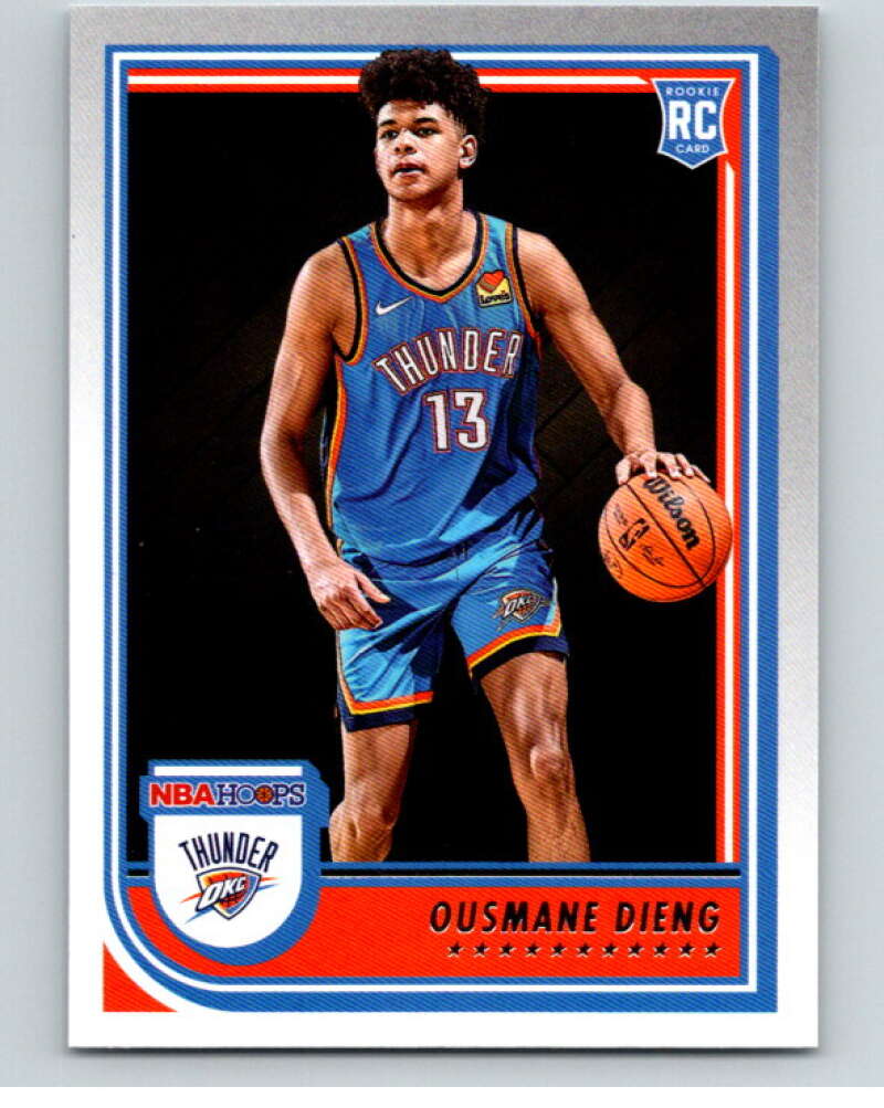 2022-23 Panini NBA Hoops #241 Ousmane Dieng RC Rookie Thunder V85715 Image 1