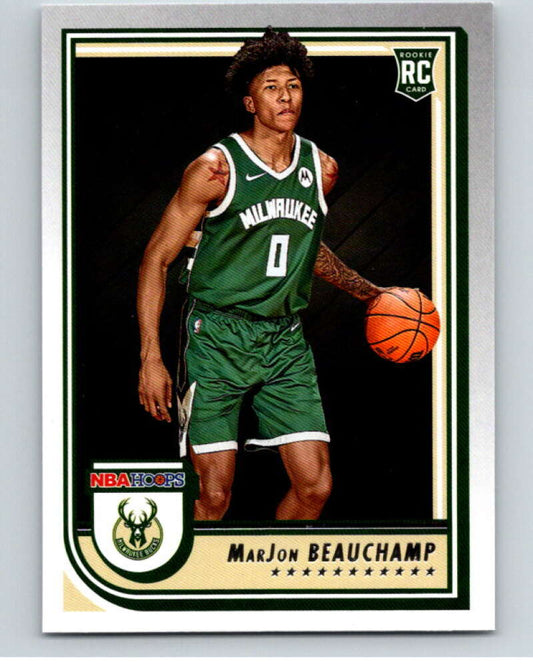 2022-23 Panini NBA Hoops #254 MarJon Beauchamp  RC Rookie Bucks  V85720 Image 1