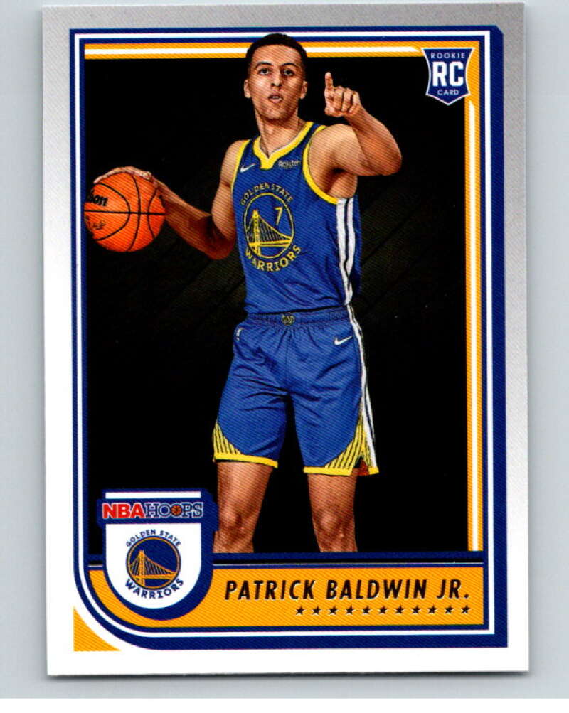 2022-23 Panini NBA Hoops #257 Patrick Baldwin Jr. RC Rookie Warriors V85721 Image 1