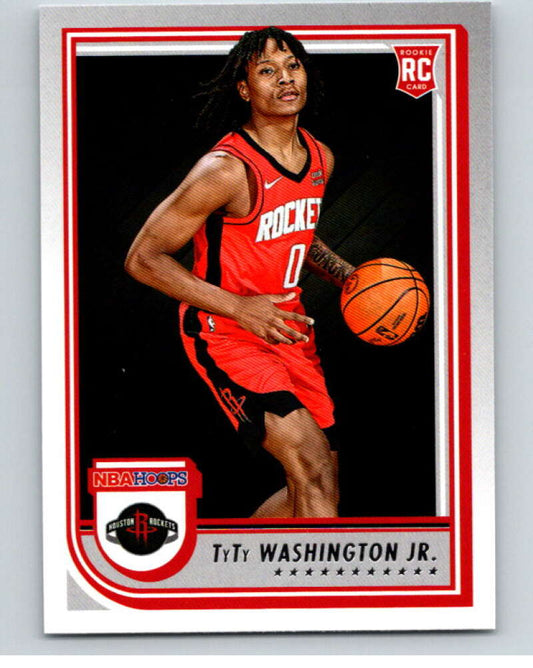 2022-23 Panini NBA Hoops #258 TyTy Washington Jr.  RC Rookie Rockets  V85722 Image 1