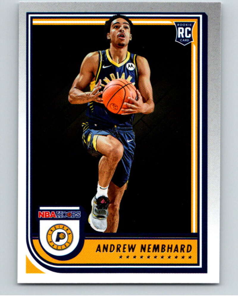 2022-23 Panini NBA Hoops #259 Andrew Nembhard RC Rookie Pacers V85723 Image 1