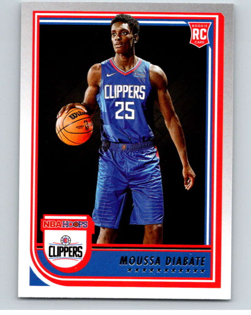 2022-23 Panini NBA Hoops #265 Moussa Diabate RC Rookie Clippers V85726 Image 1