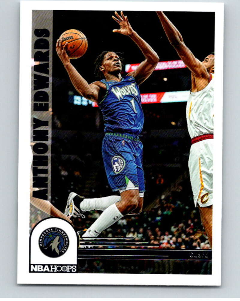 2022-23 Panini NBA Hoops #292 Anthony Edwards Minnesota Timberwolves V85744 Image 1