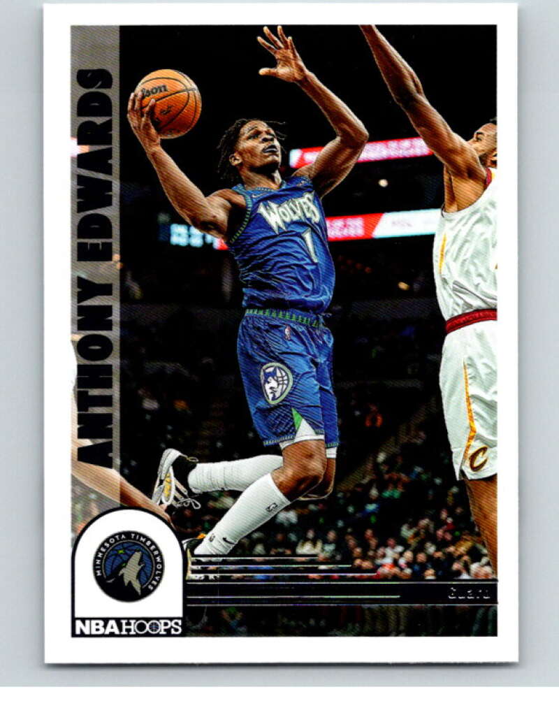 2022-23 Panini NBA Hoops #292 Anthony Edwards Minnesota Timberwolves V85745 Image 1