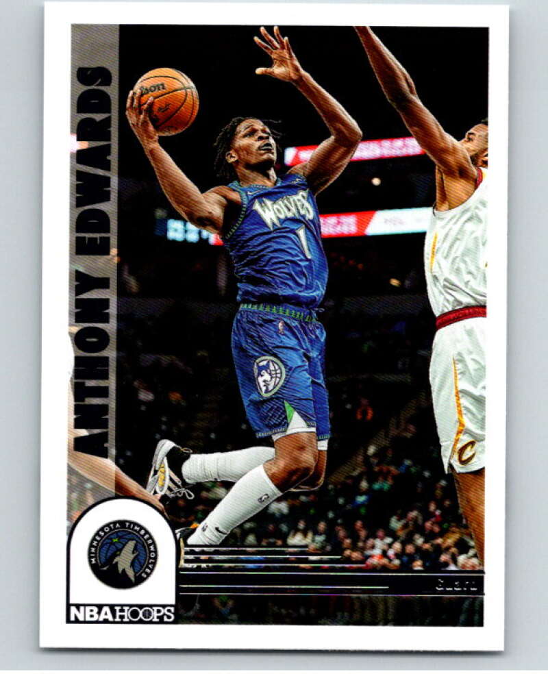 2022-23 Panini NBA Hoops #292 Anthony Edwards Minnesota Timberwolves V85746 Image 1