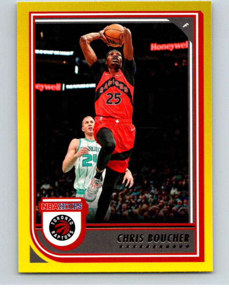 2022-23 Panini NBA Hoops Yellow #42 Chris Boucher Toronto Raptors V85757 Image 1