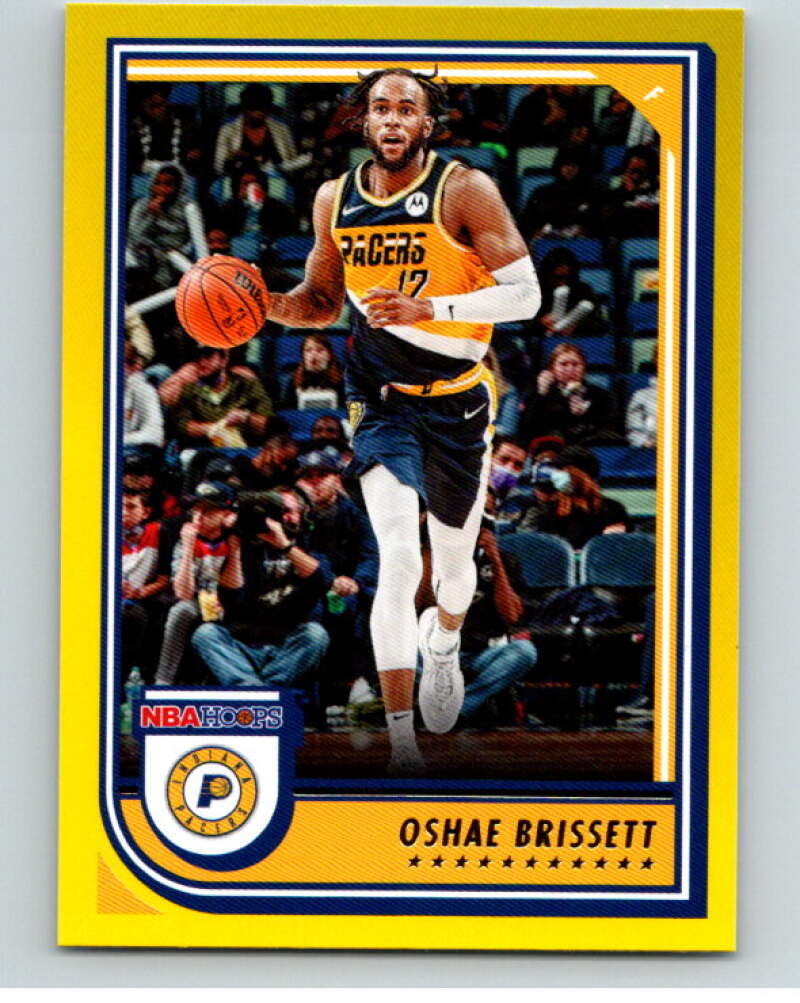 2022-23 Panini NBA Hoops Yellow #57 Oshae Brissett Indiana Pacers V85761 Image 1