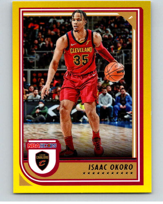 2022-23 Panini NBA Hoops Yellow #71 Isaac Okoro  Cleveland Cavaliers  V85763 Image 1