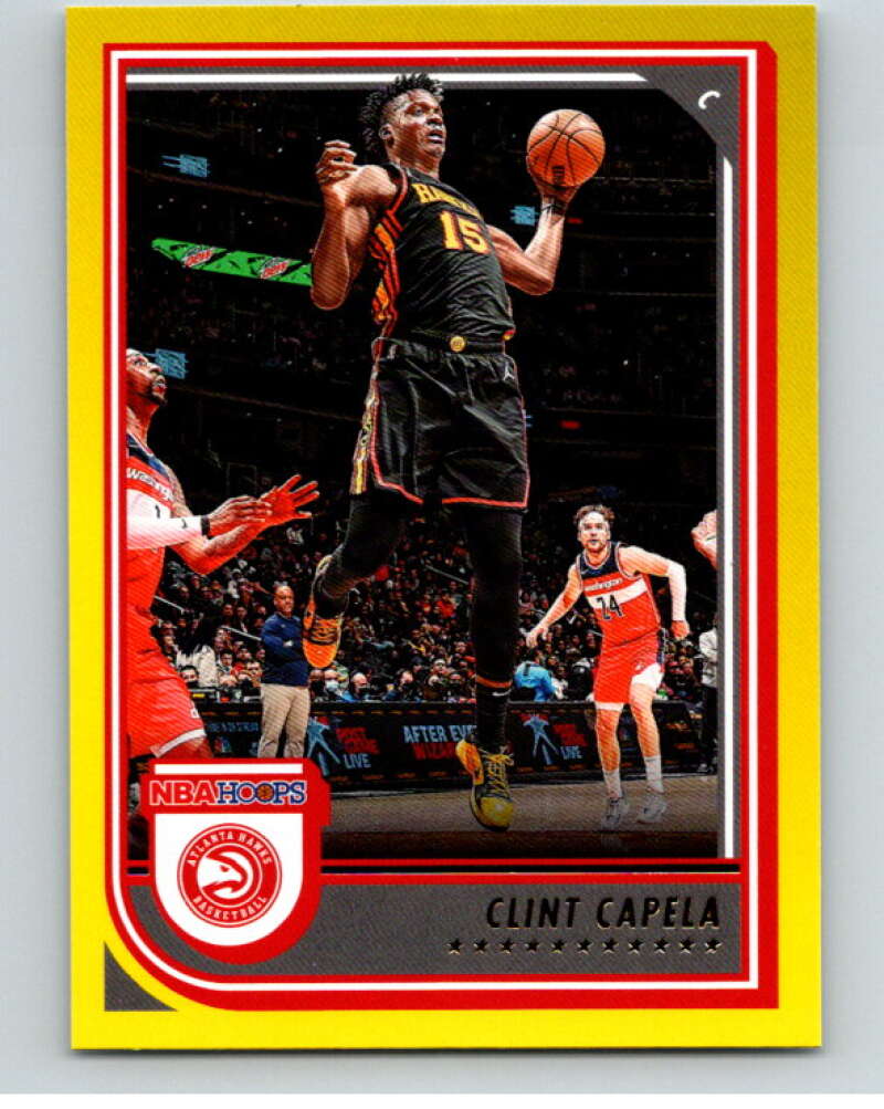 2022-23 Panini NBA Hoops Yellow #85 Clint Capela Atlanta Hawks V85765 Image 1