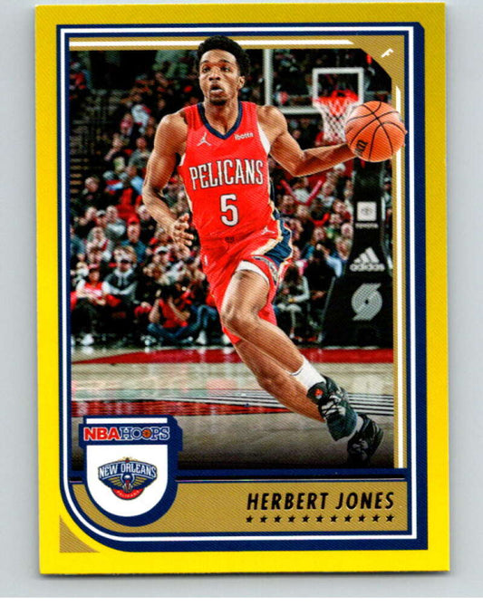 2022-23 Panini NBA Hoops Yellow #144 Herbert Jones  New Orleans Pelicans  V85775 Image 1
