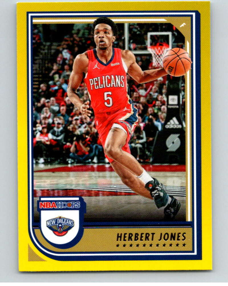 2022-23 Panini NBA Hoops Yellow #144 Herbert Jones New Orleans Pelicans V85775 Image 1