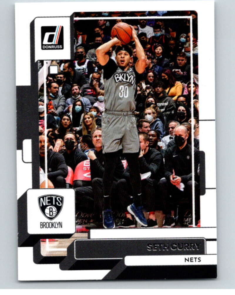 2022-23 Donruss #10 Seth Curry Brooklyn Nets V85808 Image 1