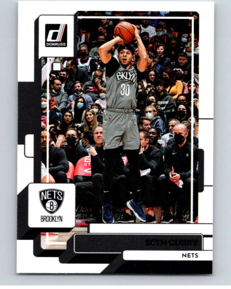 2022-23 Donruss #10 Seth Curry Brooklyn Nets V85810 Image 1