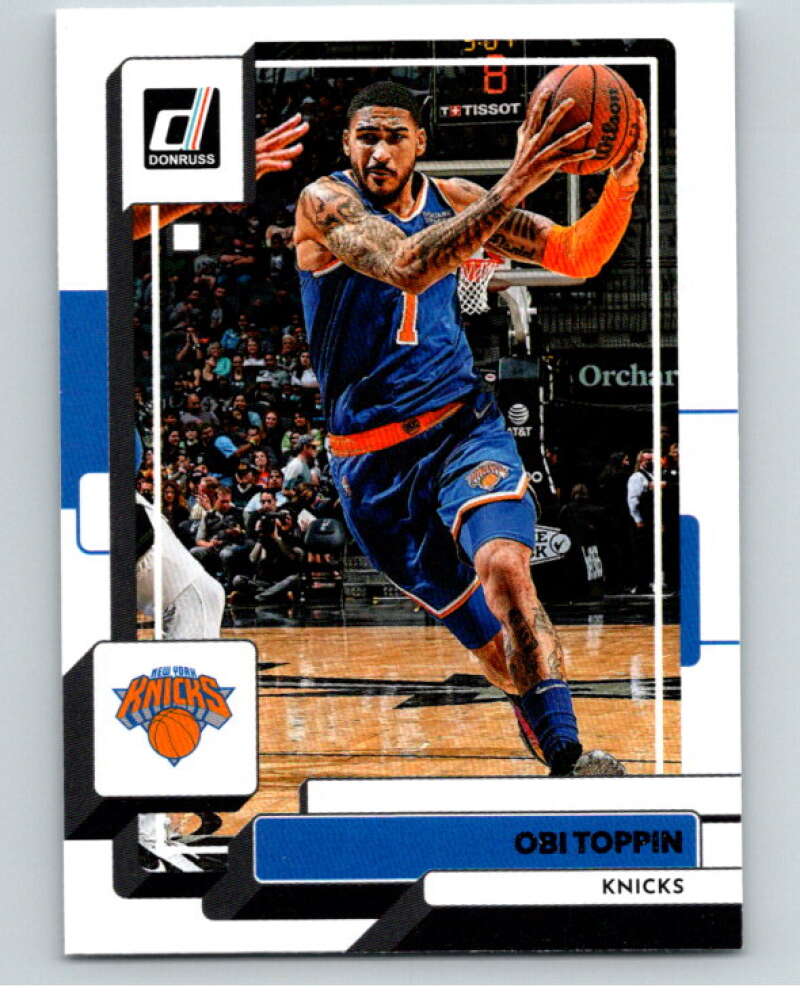 2022-23 Donruss #12 Obi Toppin New York Knicks V85811 Image 1