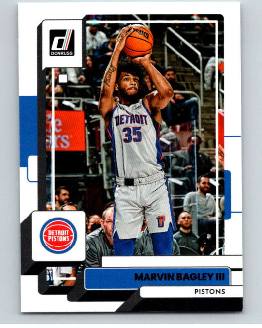 2022-23 Donruss #43 Marvin Bagley III  Detroit Pistons  V85844 Image 1