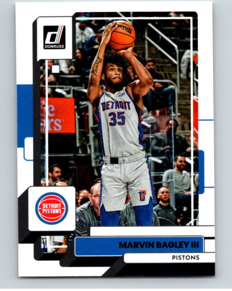 2022-23 Donruss #43 Marvin Bagley III Detroit Pistons V85845 Image 1