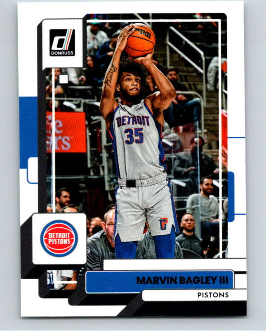 2022-23 Donruss #43 Marvin Bagley III  Detroit Pistons  V85845 Image 1