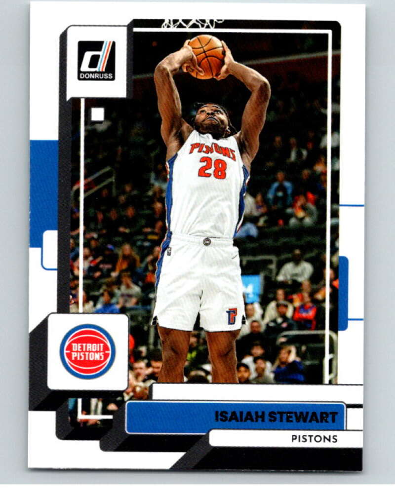 2022-23 Donruss #44 Isaiah Stewart Detroit Pistons V85846 Image 1