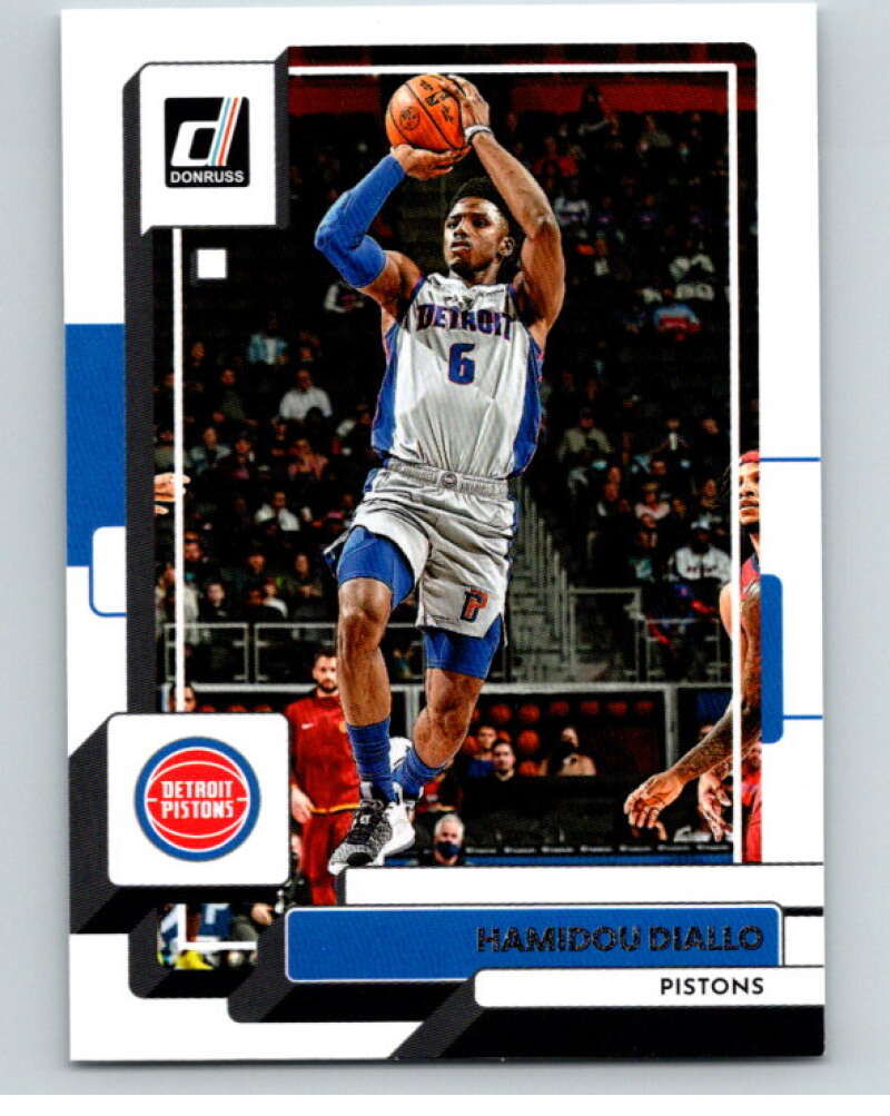 2022-23 Donruss #45 Hamidou Diallo Detroit Pistons V85848 Image 1