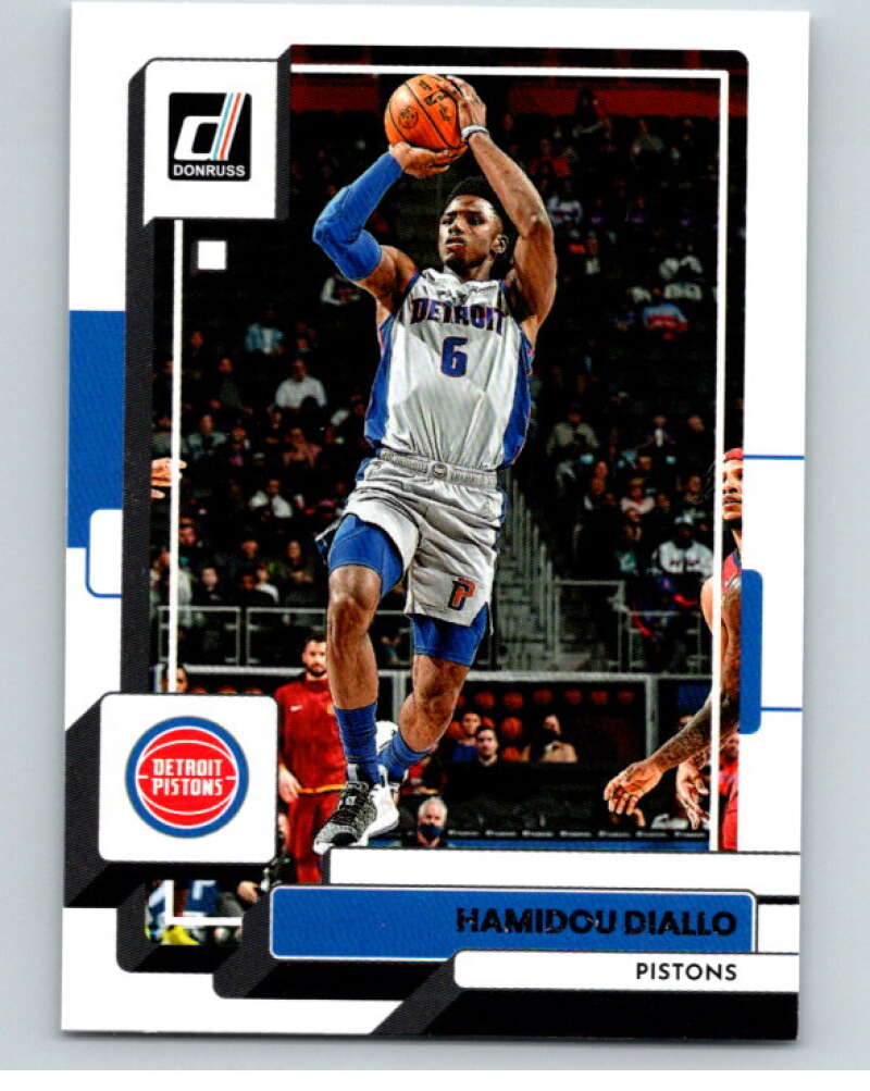 2022-23 Donruss #45 Hamidou Diallo Detroit Pistons V85849 Image 1