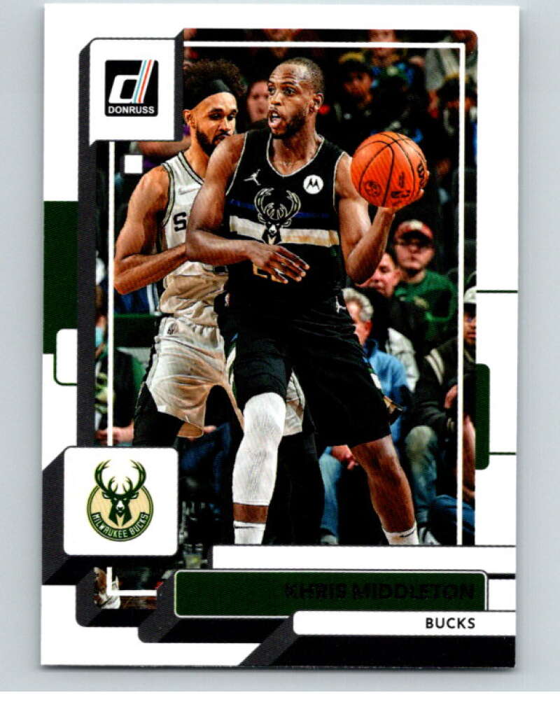 2022-23 Donruss #54 Khris Middleton Milwaukee Bucks V85852 Image 1