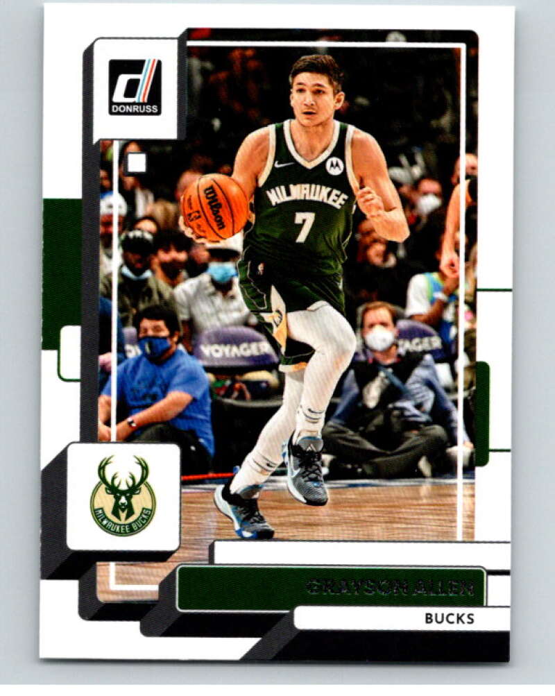 2022-23 Donruss #57 Grayson Allen Milwaukee Bucks V85859 Image 1